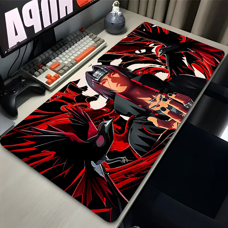Gaming Accessories For Gaming Setup - Mouse Pad Gamer Larger XXL Uchiha