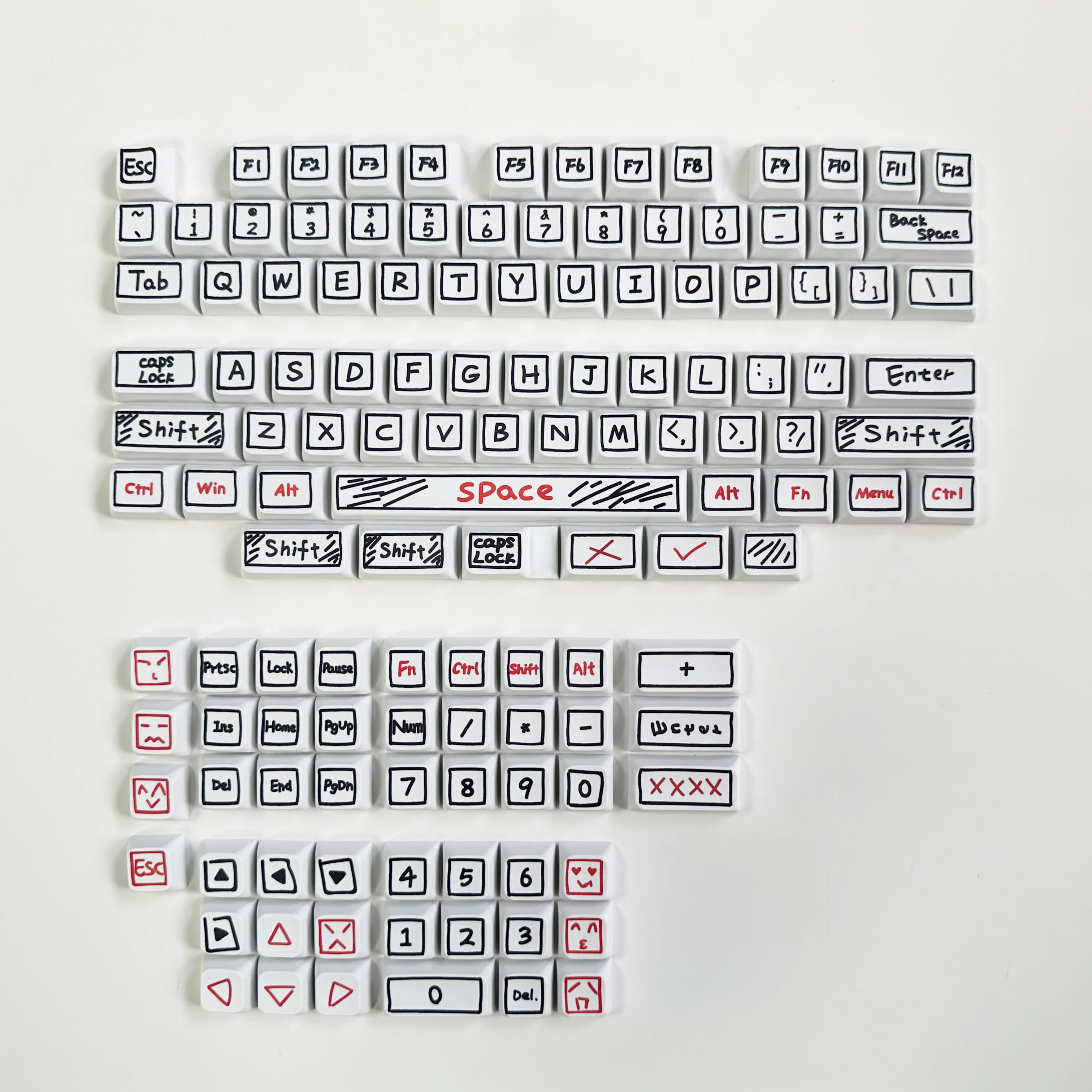 Gaming Accessories Aesthetic - 125 Keys XDA Profile Graffiti Theme