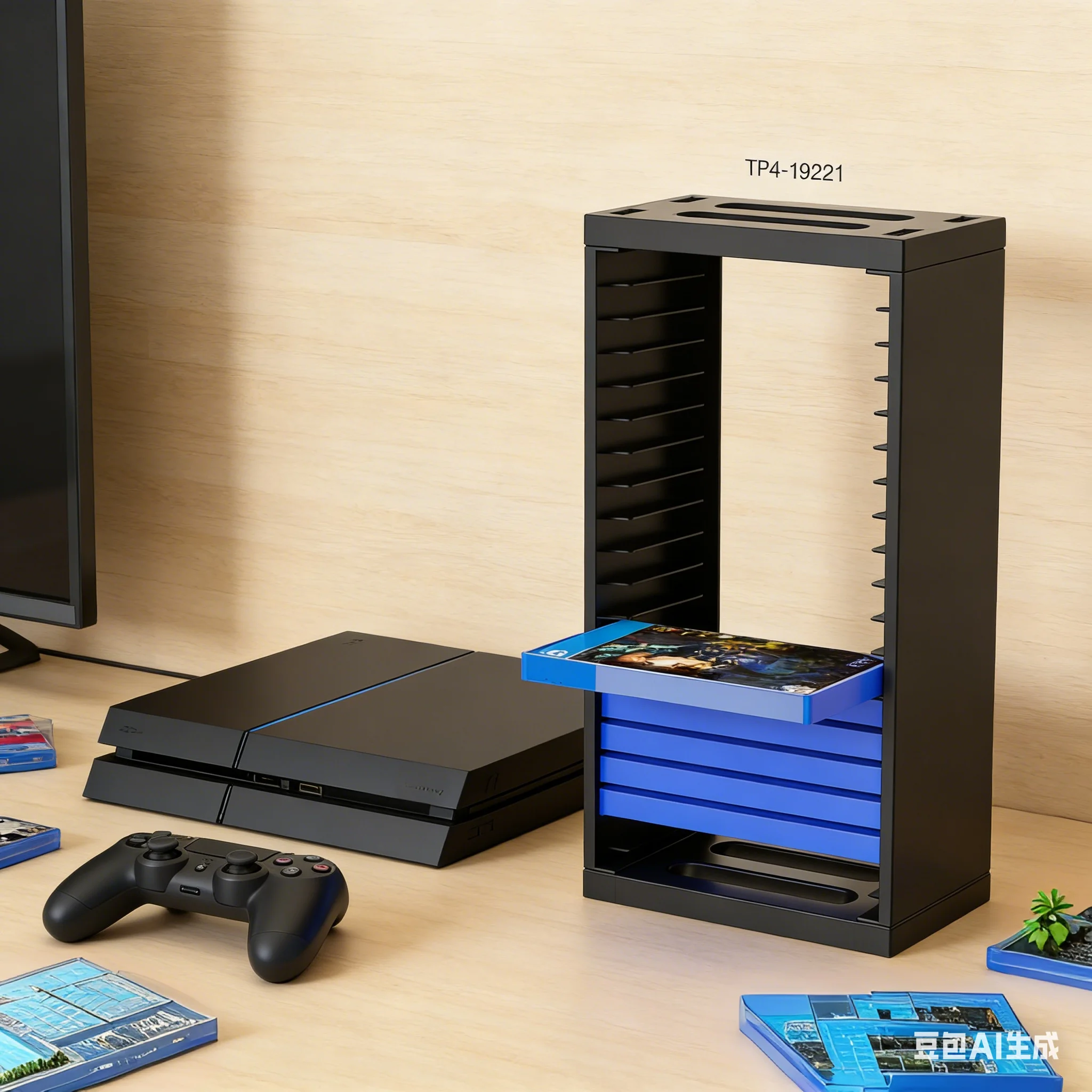 Gaming Accessories Rack - Video Game Disk Storage Rack Tower