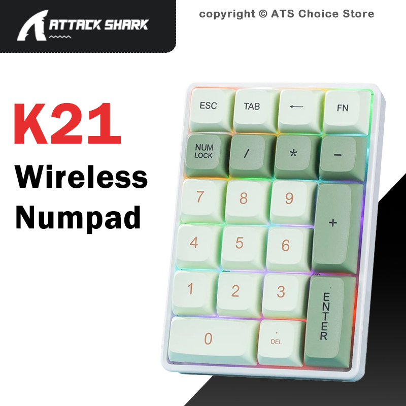 Keyboard Numpad Separate - K21 Wireless Mechanical Numeric Keypad 21