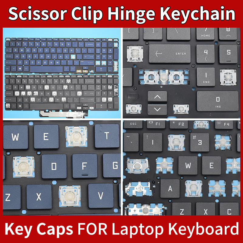 Gaming Accessories Aesthetic - Replacement Keycap Key Cap&Scissor Clip&Hinge For