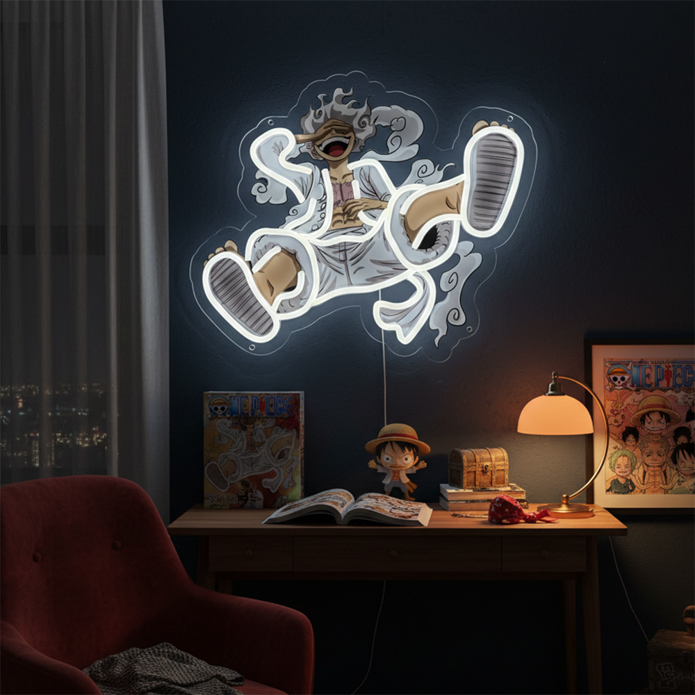 Gaming Home Accessories - One Piece Pokemon Anime Neon Sign