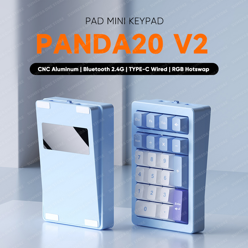 Keyboard Numpad Separate - Panda20 V2 Wireless Aluminum Keypad Keyboard