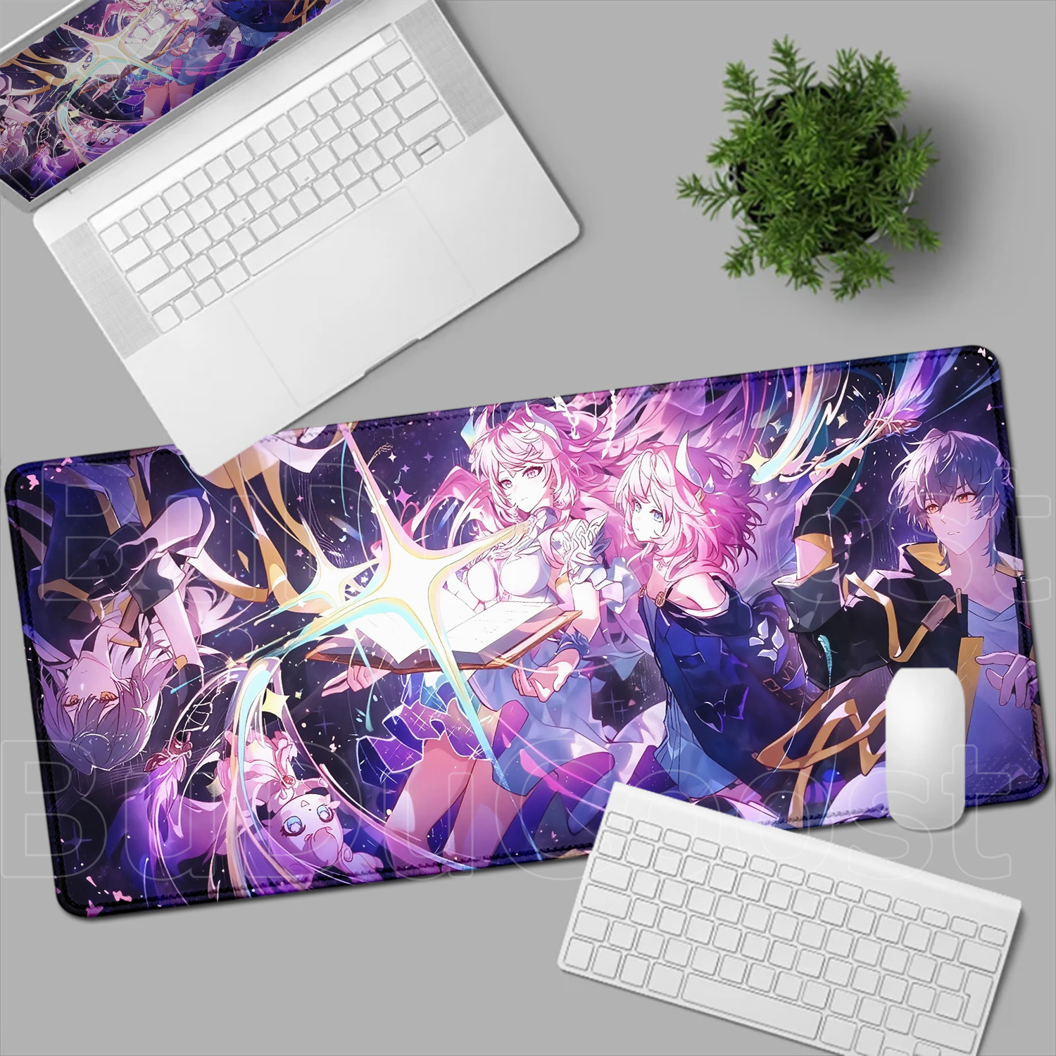 Gaming Accessories Pink - Beautiful Cute Pink Anime Cyrene Mouse
