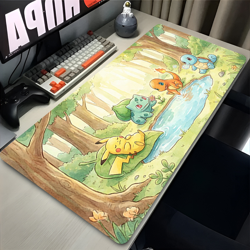 Gaming Home Accessories - Mouse Pad Gaming PC Accessories Pikachu