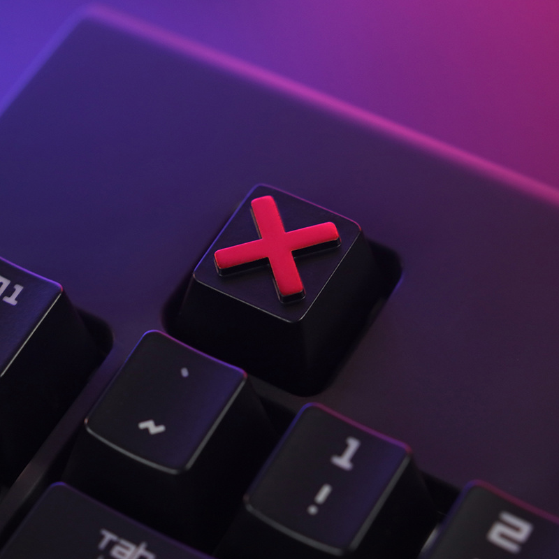 Gaming Accessories Aesthetic - 1 Piece Keystone Zinc Aluminum Alloy