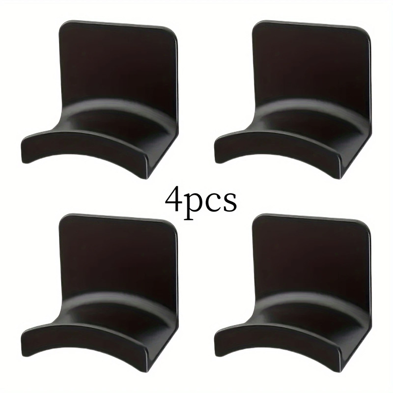4Pcs Black Adhesive Headphone  - огляд і ціна Gaming Home Accessories