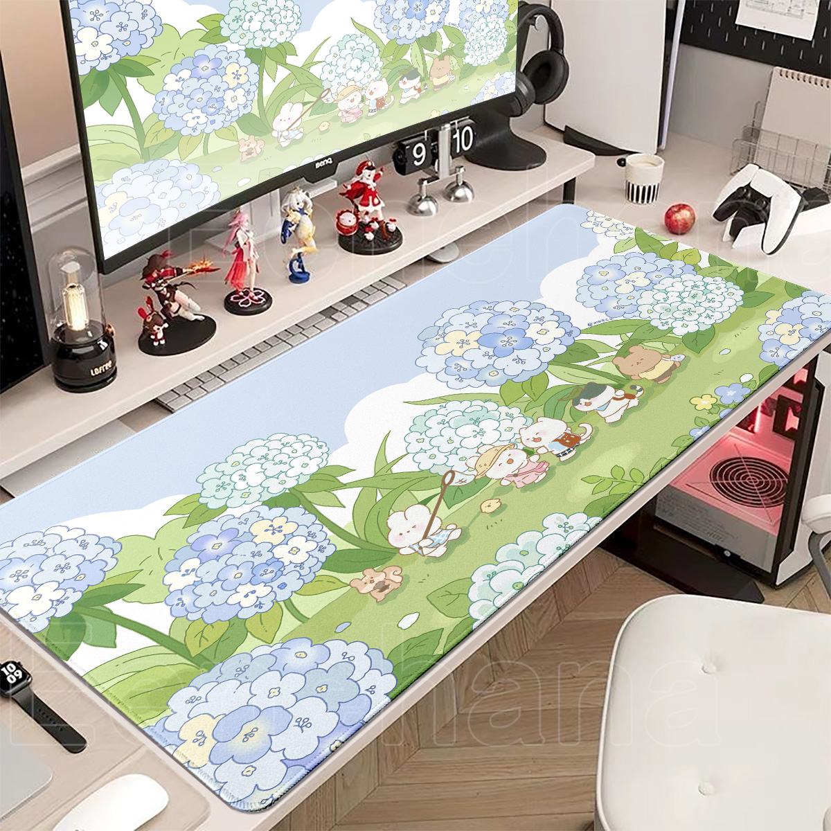 Spring Cute Rabbit Mouse Pad L - огляд і ціна Gaming Accessories Pink