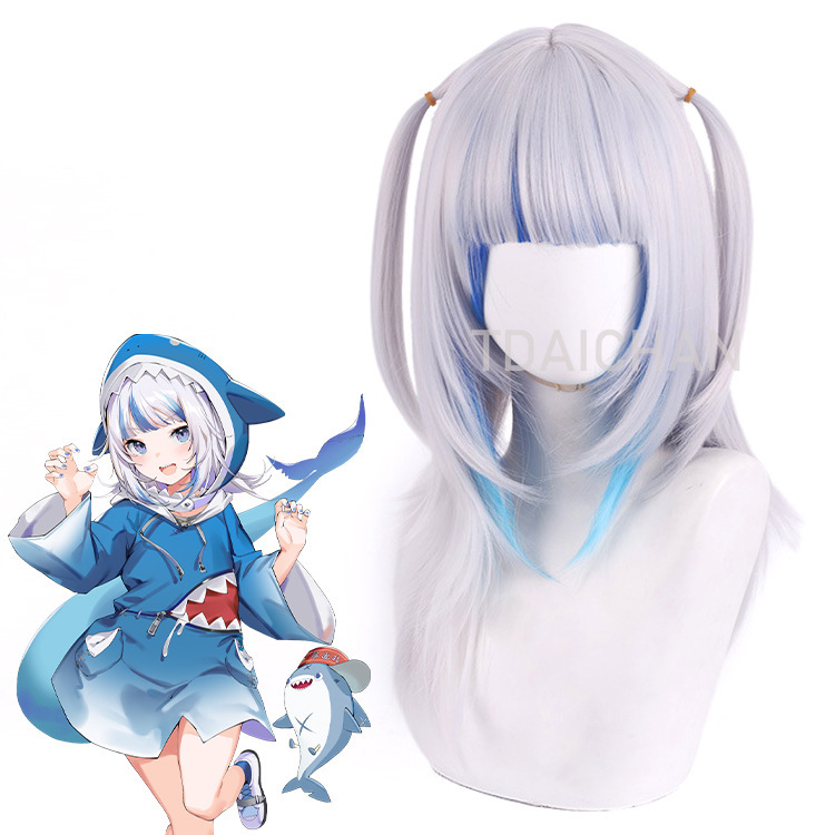 2025 Gawr Gura Cosplay Wig Whi - огляд і ціна Gaming Accessories Korea