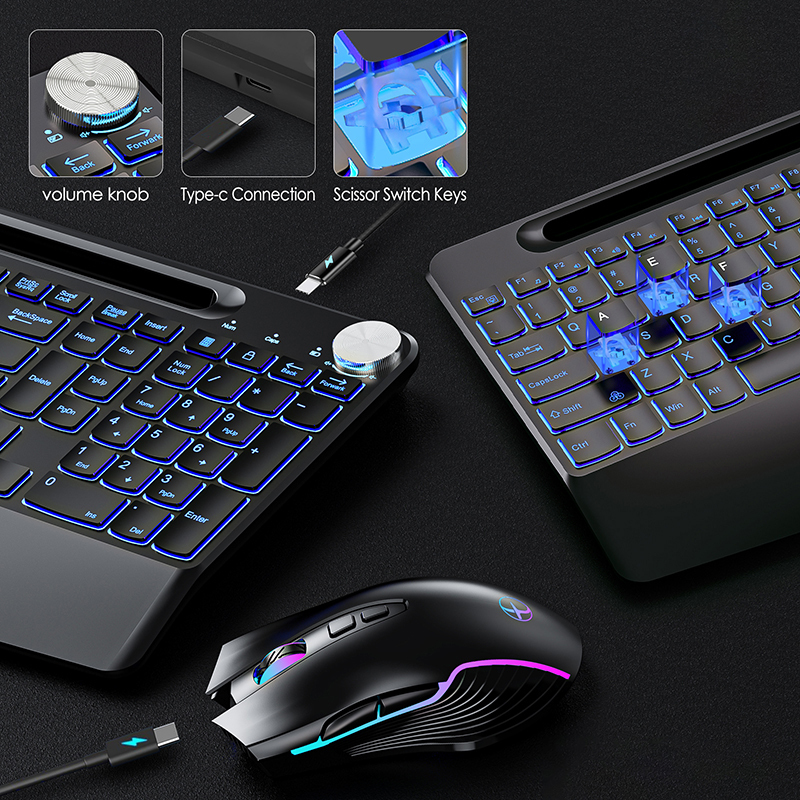 2.4G&Type-C Wireless Keyboard  - огляд і ціна Gaming Accessories Pink