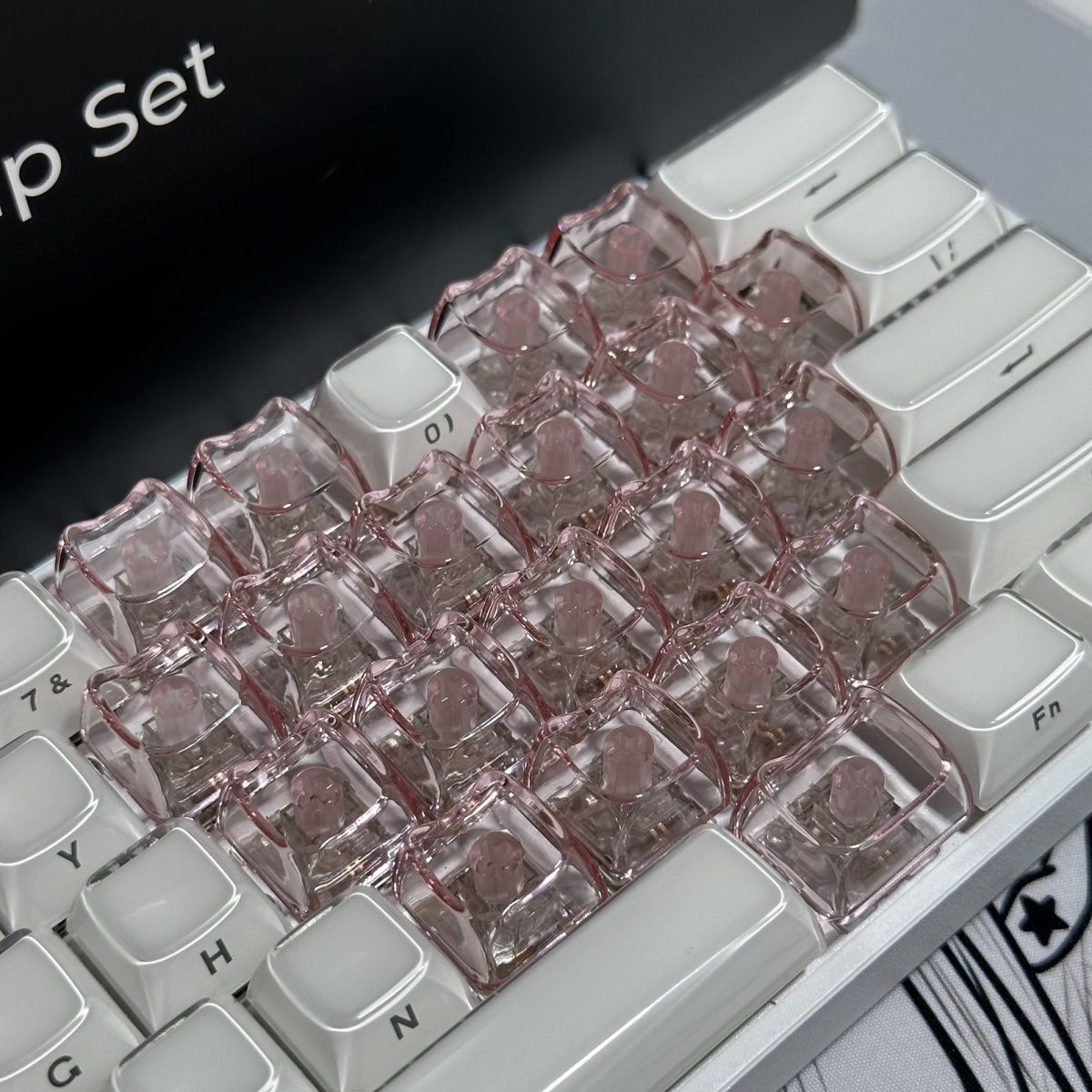 20pcs 1U Keycaps with Unique C - огляд і ціна Gaming Accessories Aesthetic
