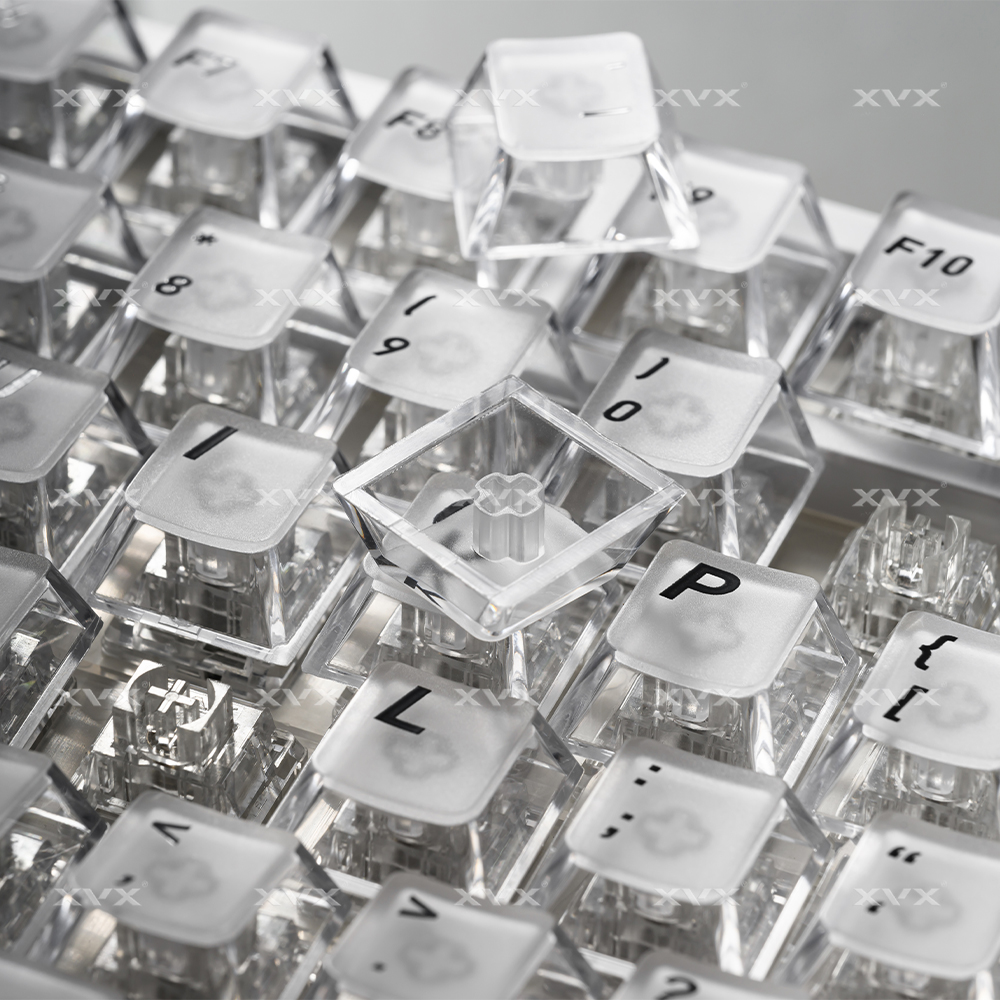 XVX Crystal Transparent Keycap - огляд і ціна Gaming Accessories Aesthetic
