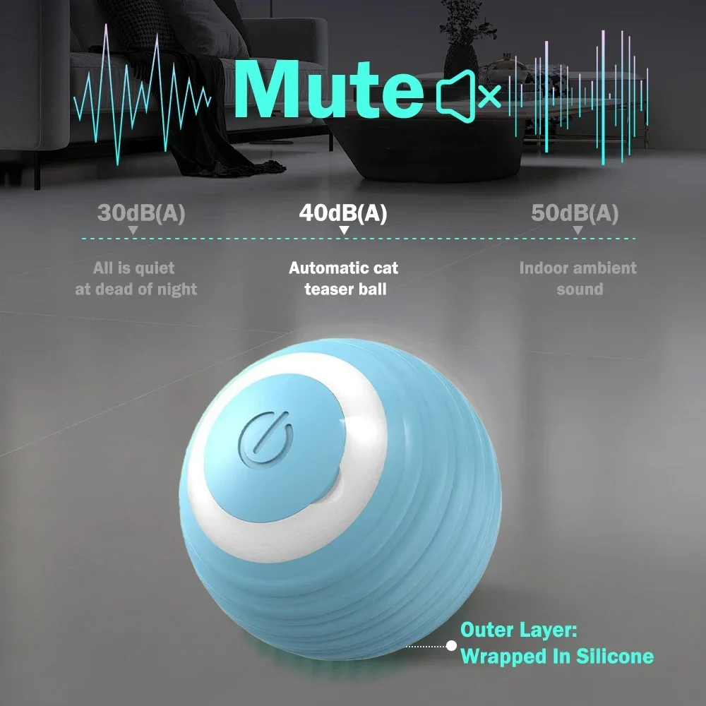 Electric Automatic Cat Toy Bal - огляд і ціна Gaming Home Accessories
