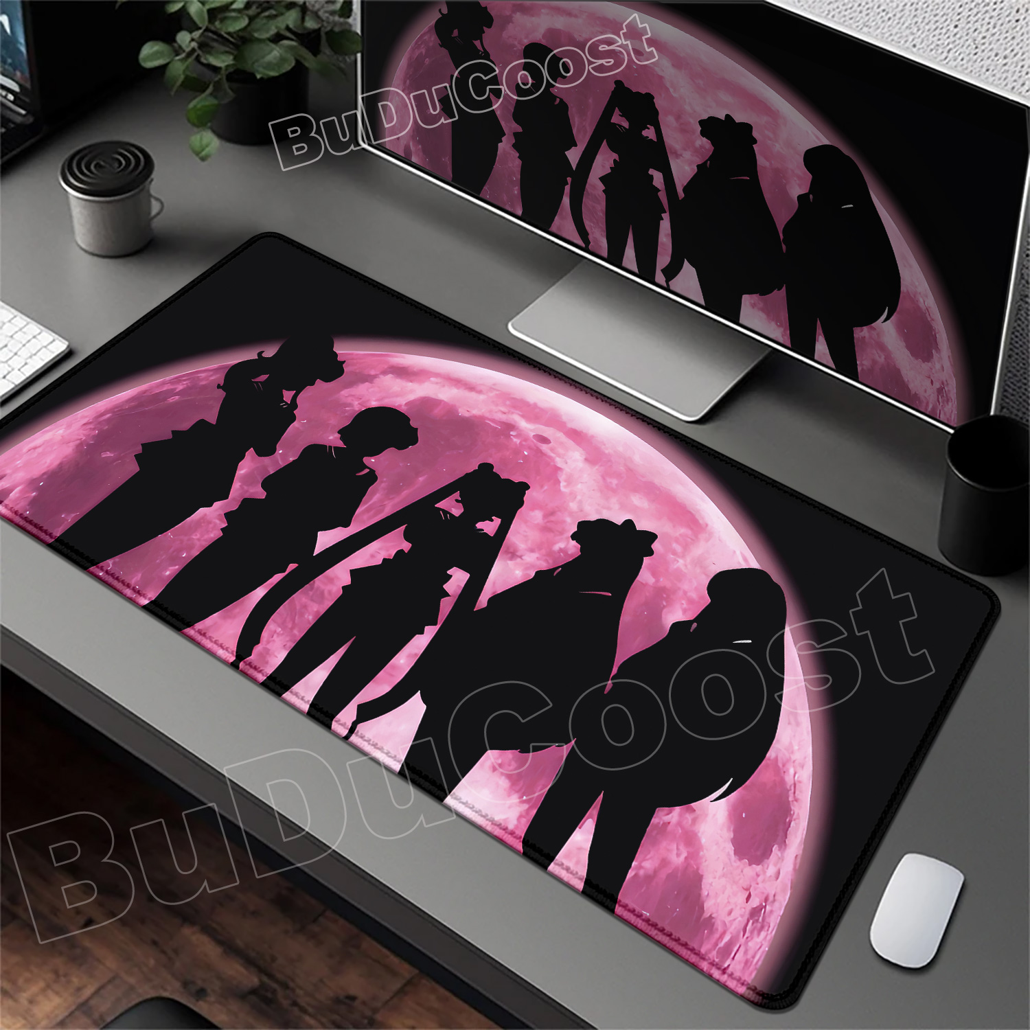 Pretty Pink Desk Mat Anime Sai - огляд і ціна Gaming Accessories Pink