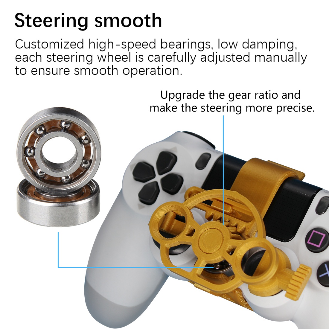Gaming Racing Wheel Mini Steer - огляд і ціна Gaming Accessories Controller