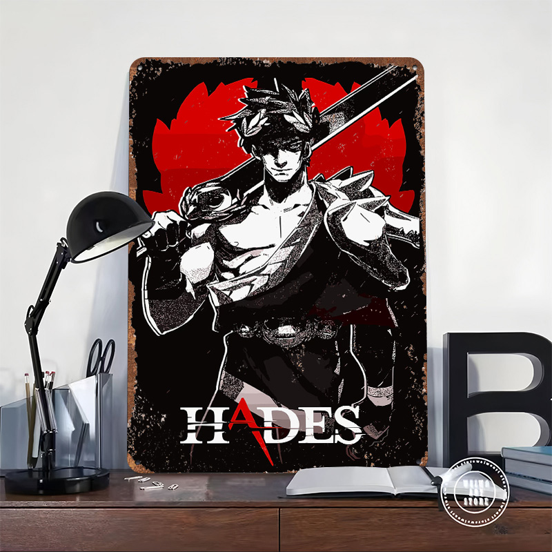 Hades Game Metal Poster Custom - огляд і ціна Gaming Accessories Men