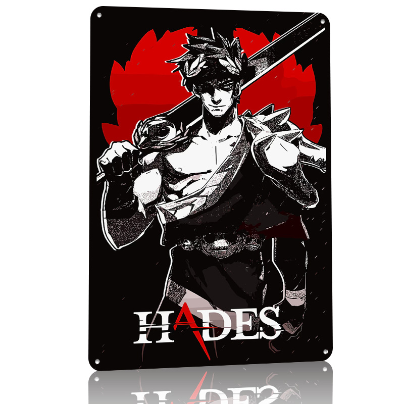 Hades Game Metal Poster Custom - огляд і ціна Gaming Accessories Men