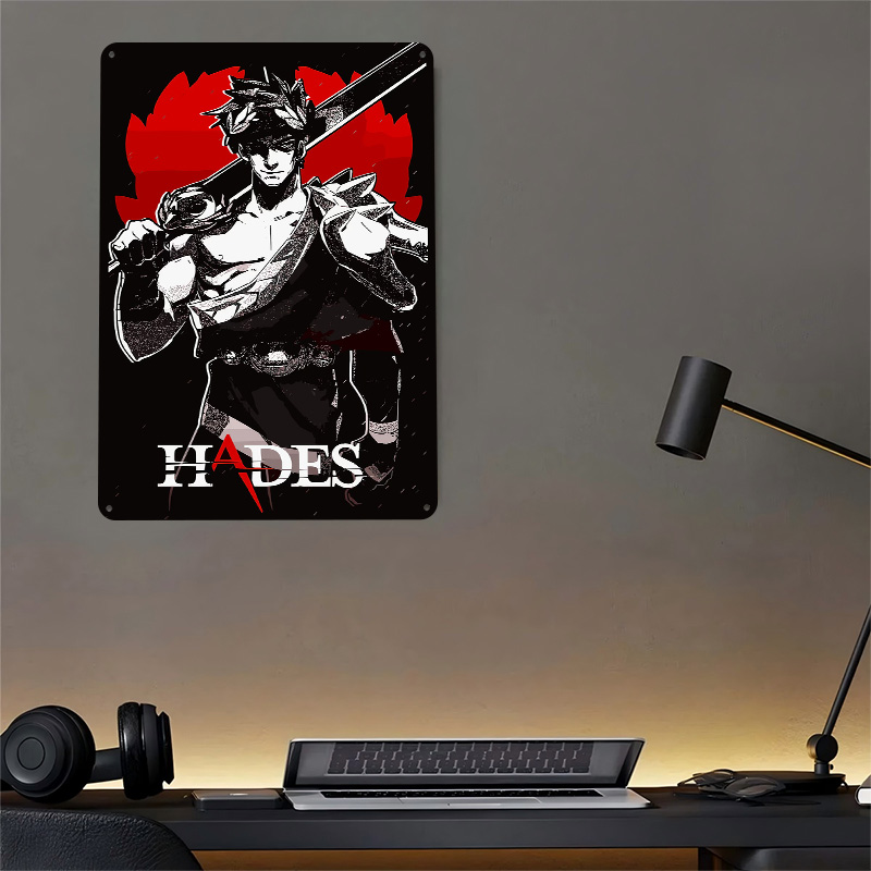 Hades Game Metal Poster Custom - огляд і ціна Gaming Accessories Men