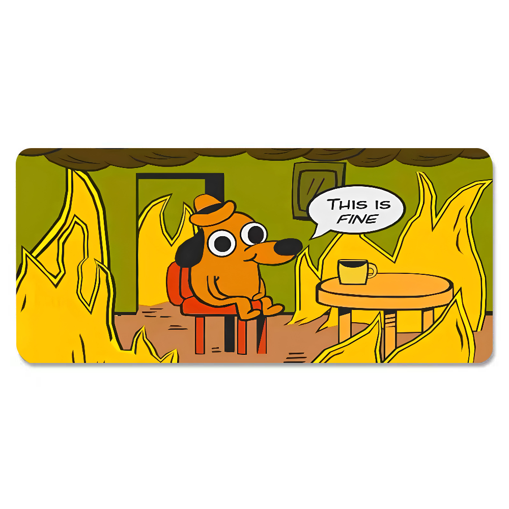 This Is Fine Dog Dachshund Mou - огляд і ціна Gaming Accessories Women