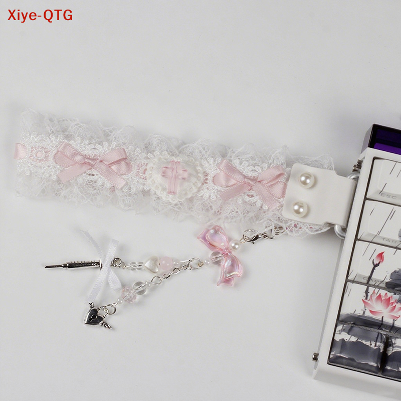 Hot！Lace Keyboard Ribbon Mecha - огляд і ціна Gaming Accessories Aesthetic