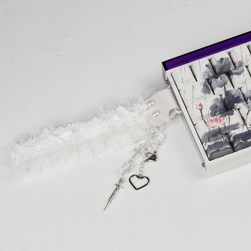 Hot！Lace Keyboard Ribbon Mecha - огляд і ціна Gaming Accessories Aesthetic