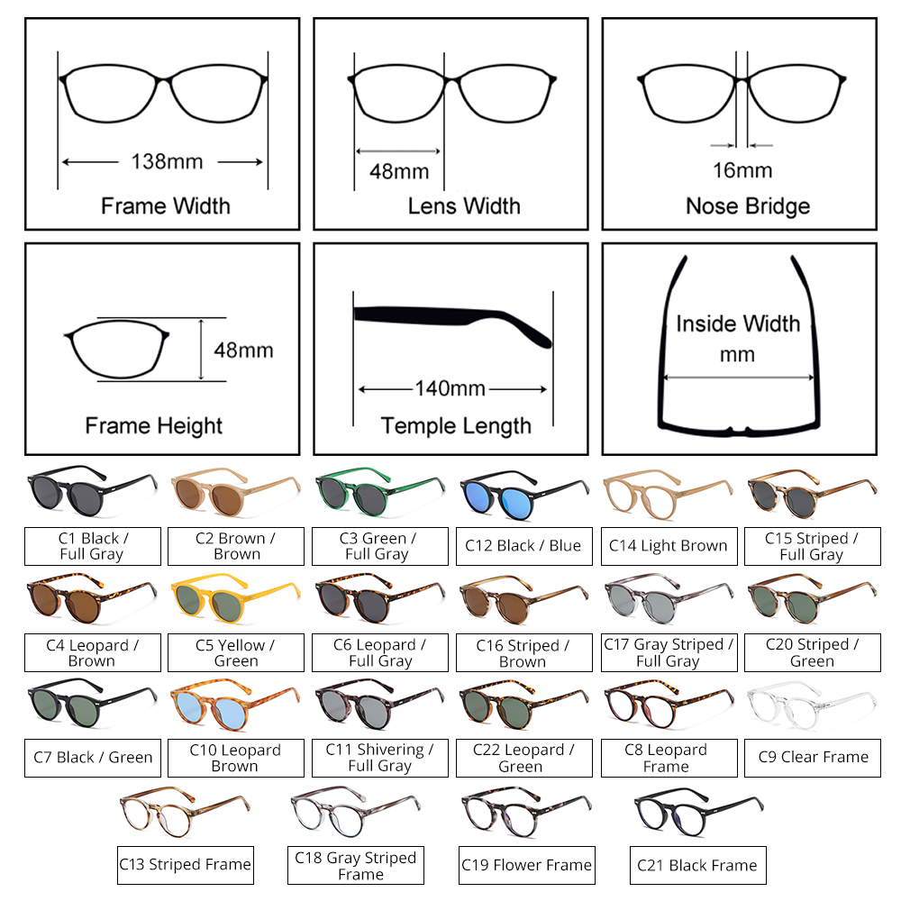 Retro TR90 Round Eyeglass Fram - огляд і ціна Gaming Accessories Korea