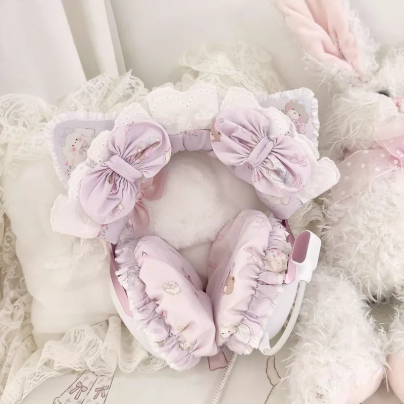Ruffled Edge Lace Head Mounted - огляд і ціна Gaming Accessories Rack