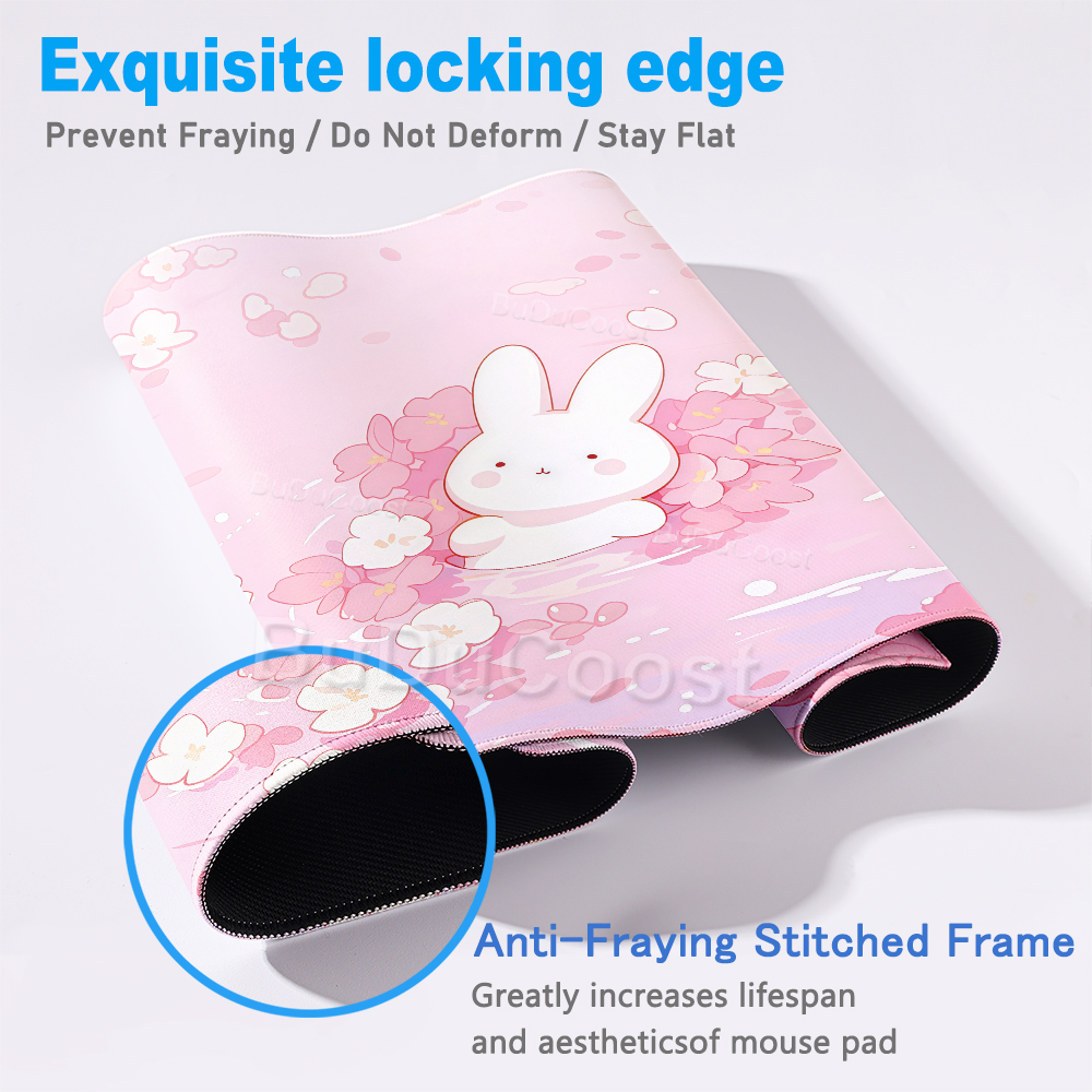 Pink Mousepad Kawaii Rabbit Co - огляд і ціна Gaming Accessories Pink