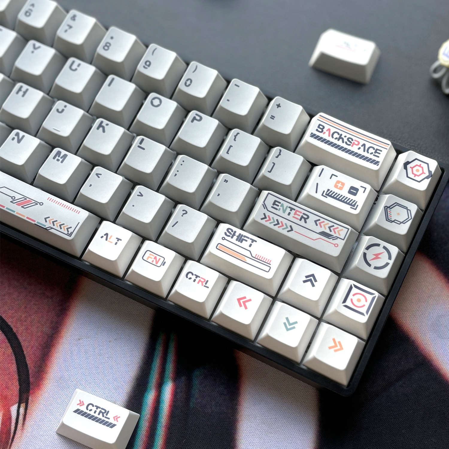 95 Keys Cherry Profile Graffit - огляд і ціна Gaming Accessories Aesthetic
