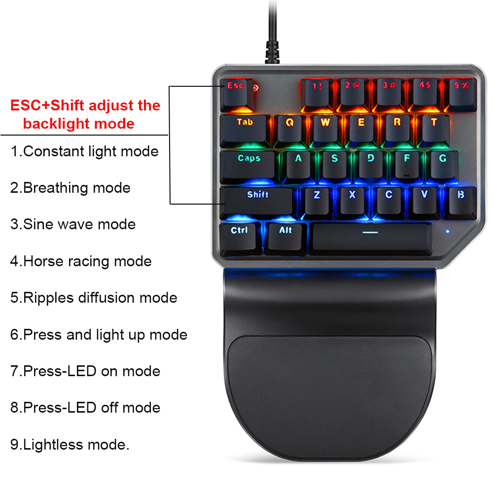 Motospeed K27 Numeric Keypad G - огляд і ціна Keyboard Numpad Separate