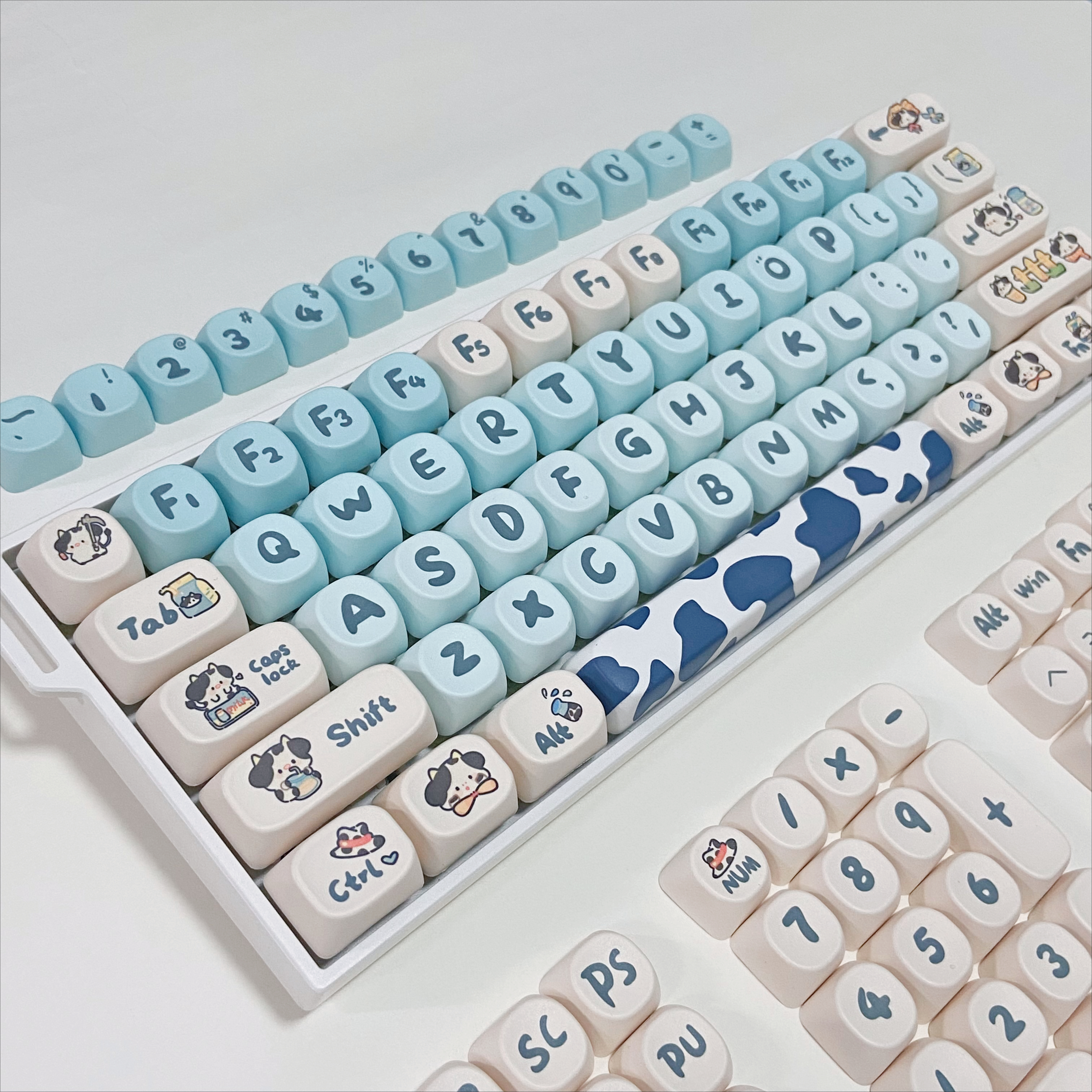 Blue Cow Keycaps for Mechanica - огляд і ціна Gaming Home Accessories