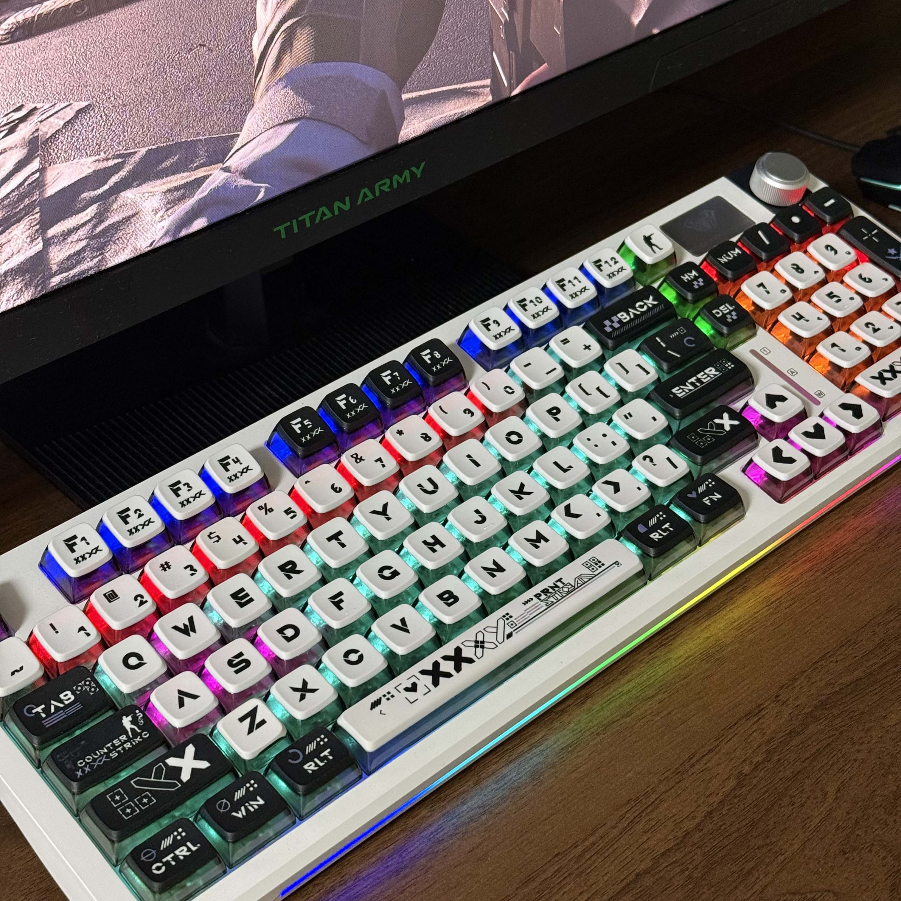 Pudding Keycaps 4-Side Translu - огляд і ціна Keyboard Numpad Separate