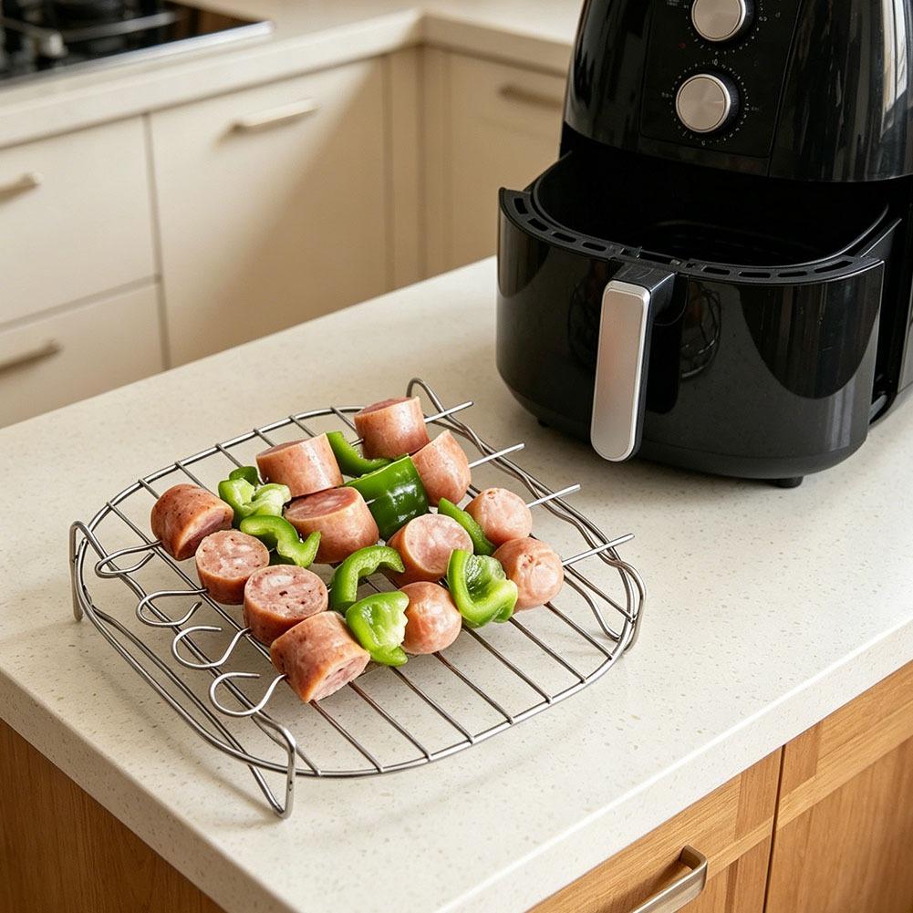 Air Fryer Square Grill Stainle - огляд і ціна Gaming Kitchen Accessories