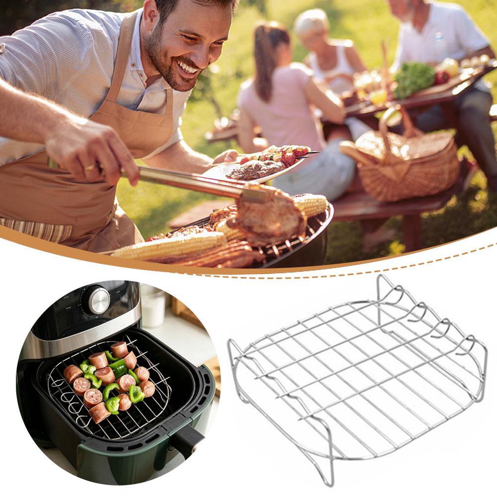 Air Fryer Square Grill Stainle - огляд і ціна Gaming Kitchen Accessories