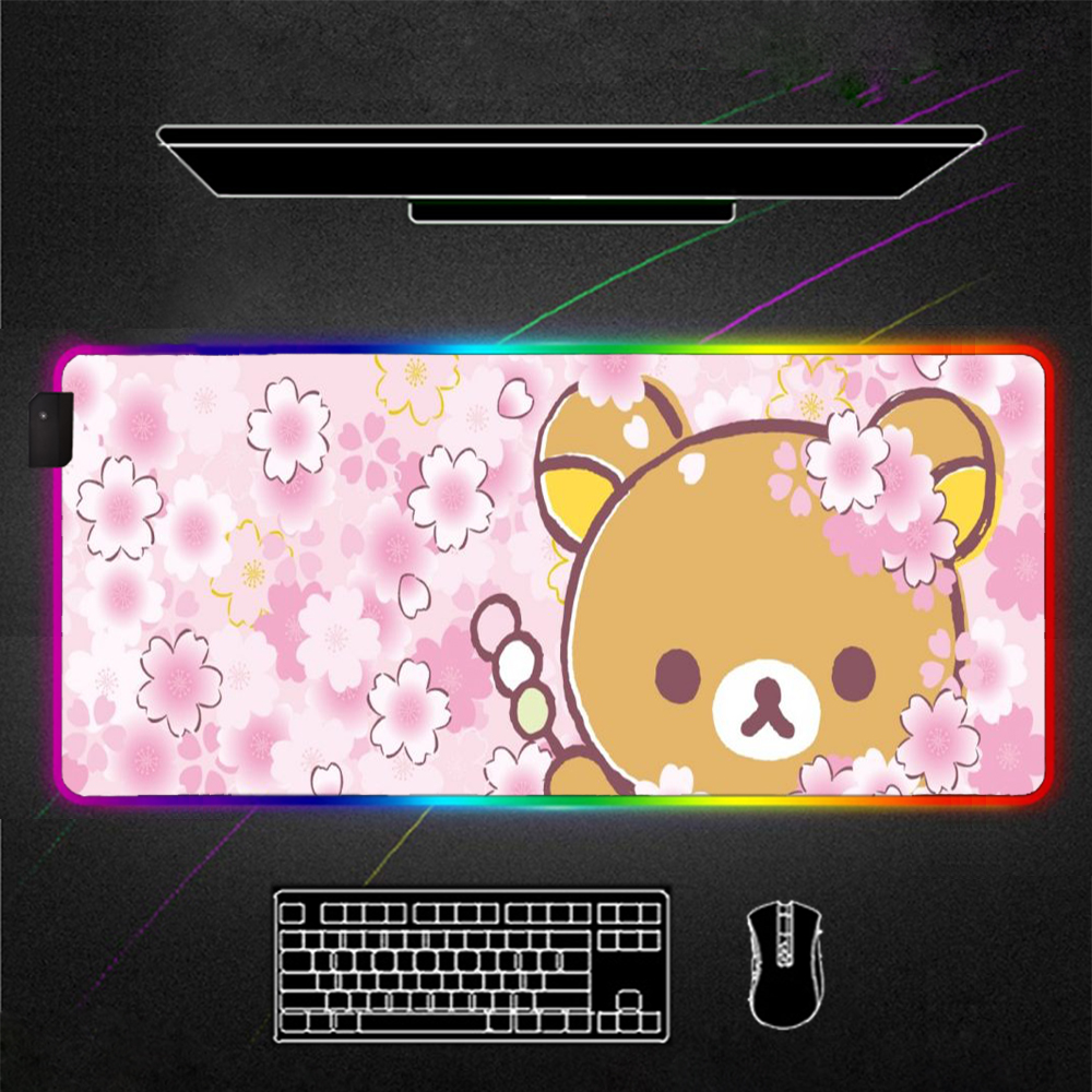 Korilakkuma Mouse Pad Xxl Cute - огляд і ціна Gaming Accessories Pink