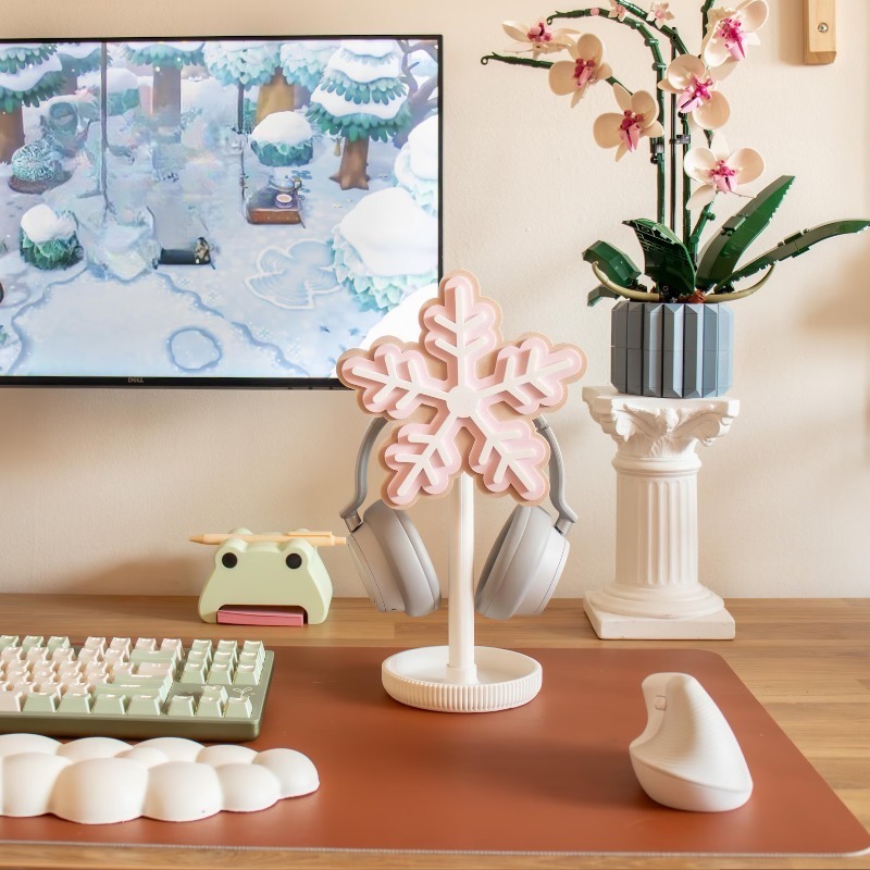 Snowflake Headphone Stand 3D P - огляд і ціна Gaming Accessories Rack