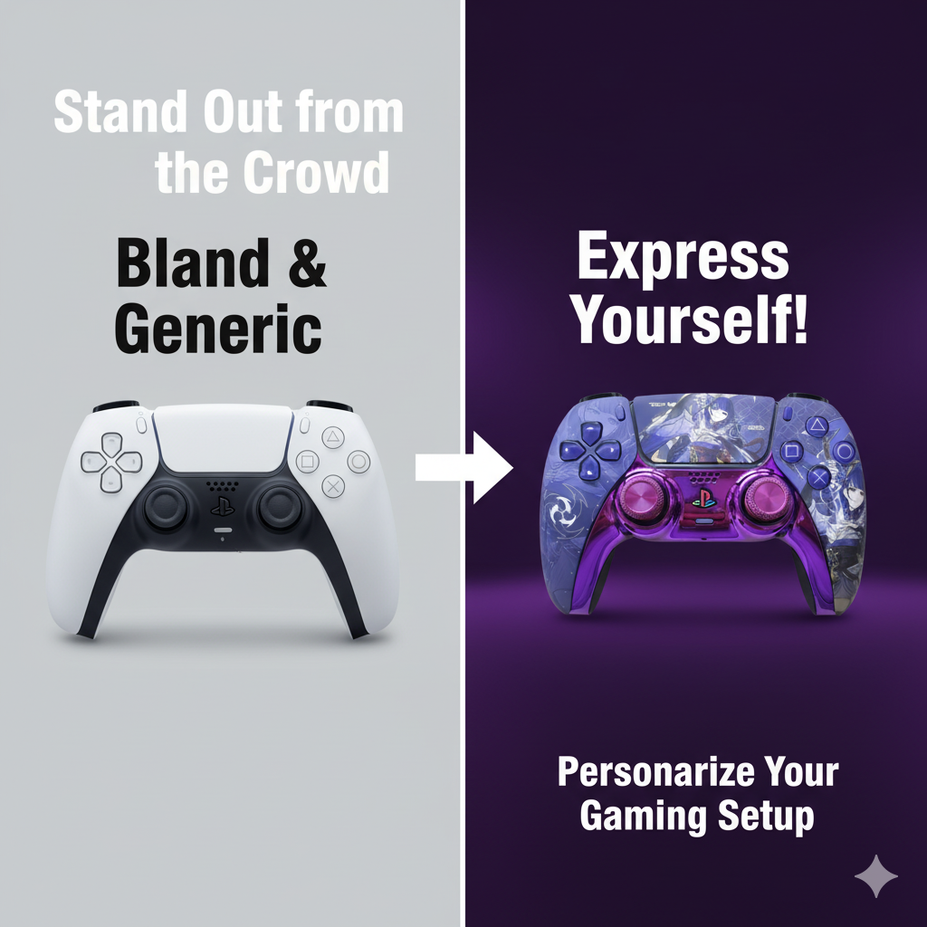 Custom PS5 Controller Shell Re - огляд і ціна Gaming Accessories Controller