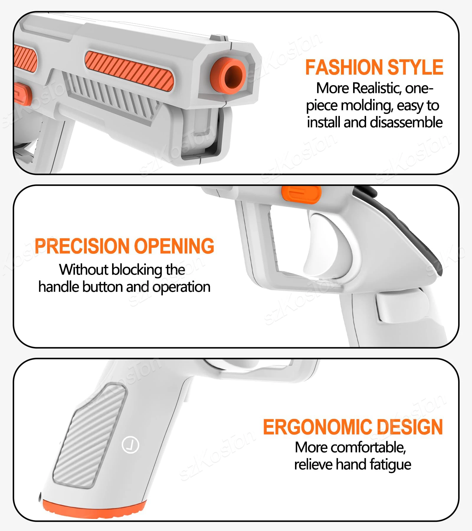 VR Gun Stock Grips for Meta Qu - огляд і ціна Gaming Accessories Controller