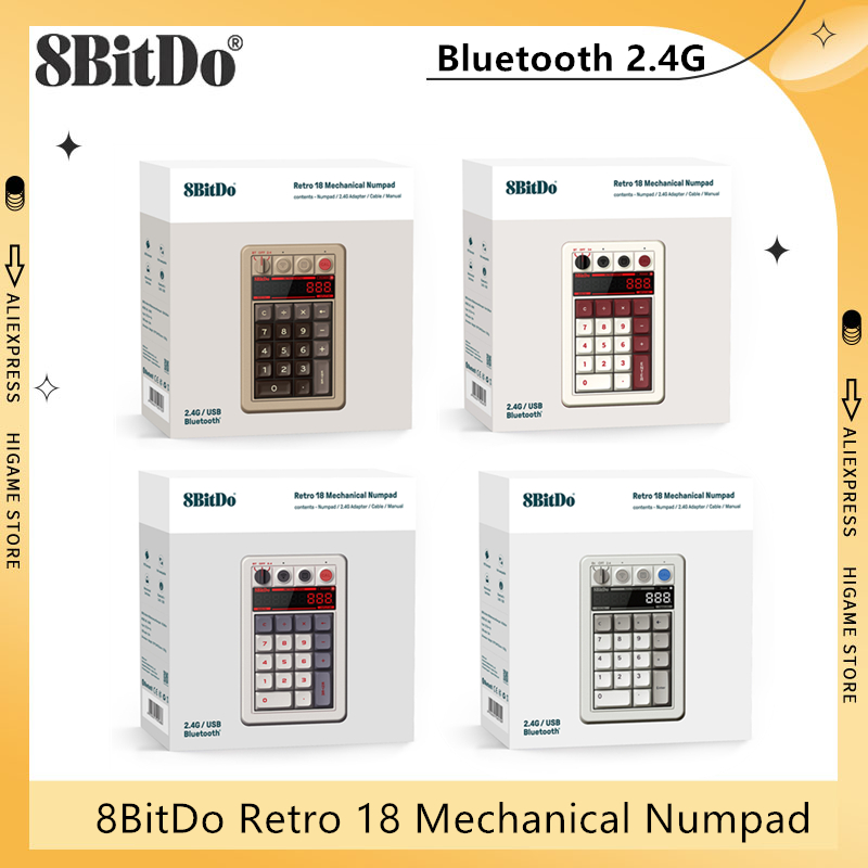 8BitDo Retro 18 Mechanical Num - огляд і ціна Keyboard Numpad Separate