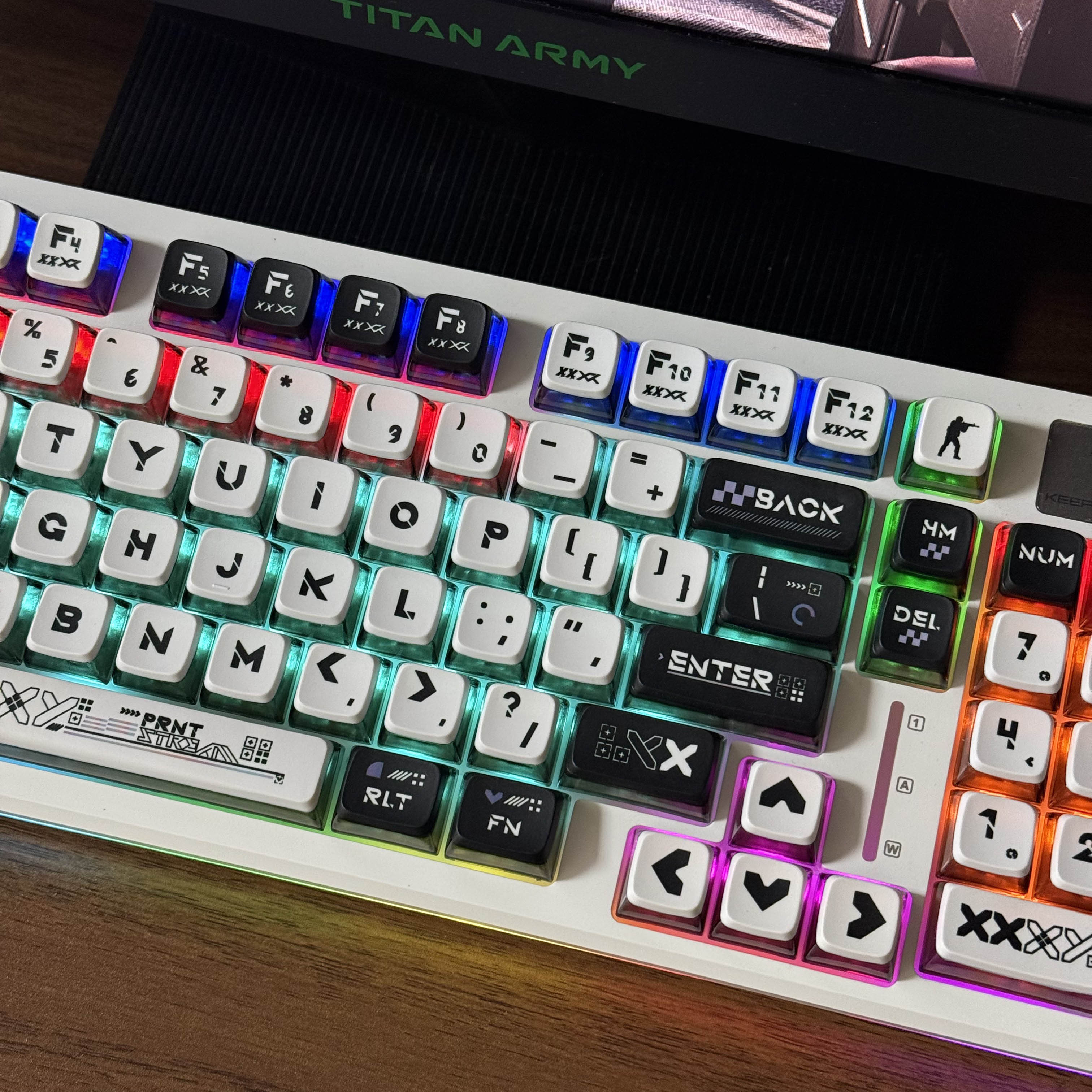 Pudding Keycaps 4-Side Translu - огляд і ціна Keyboard Numpad Separate