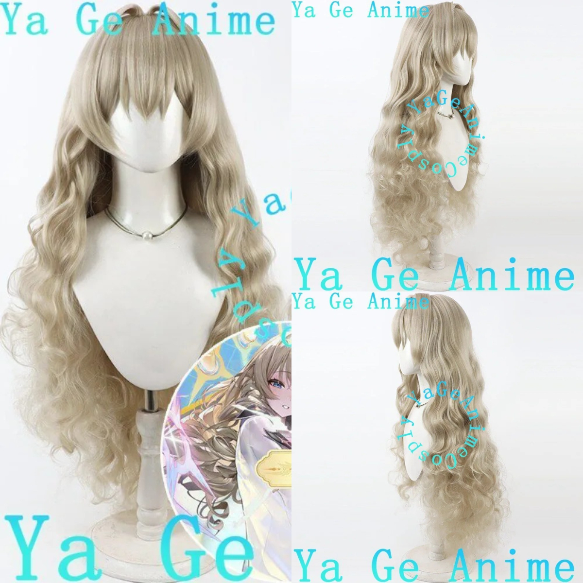 New Clothes Cosplay Wig Blonde - огляд і ціна Gaming Accessories Korea