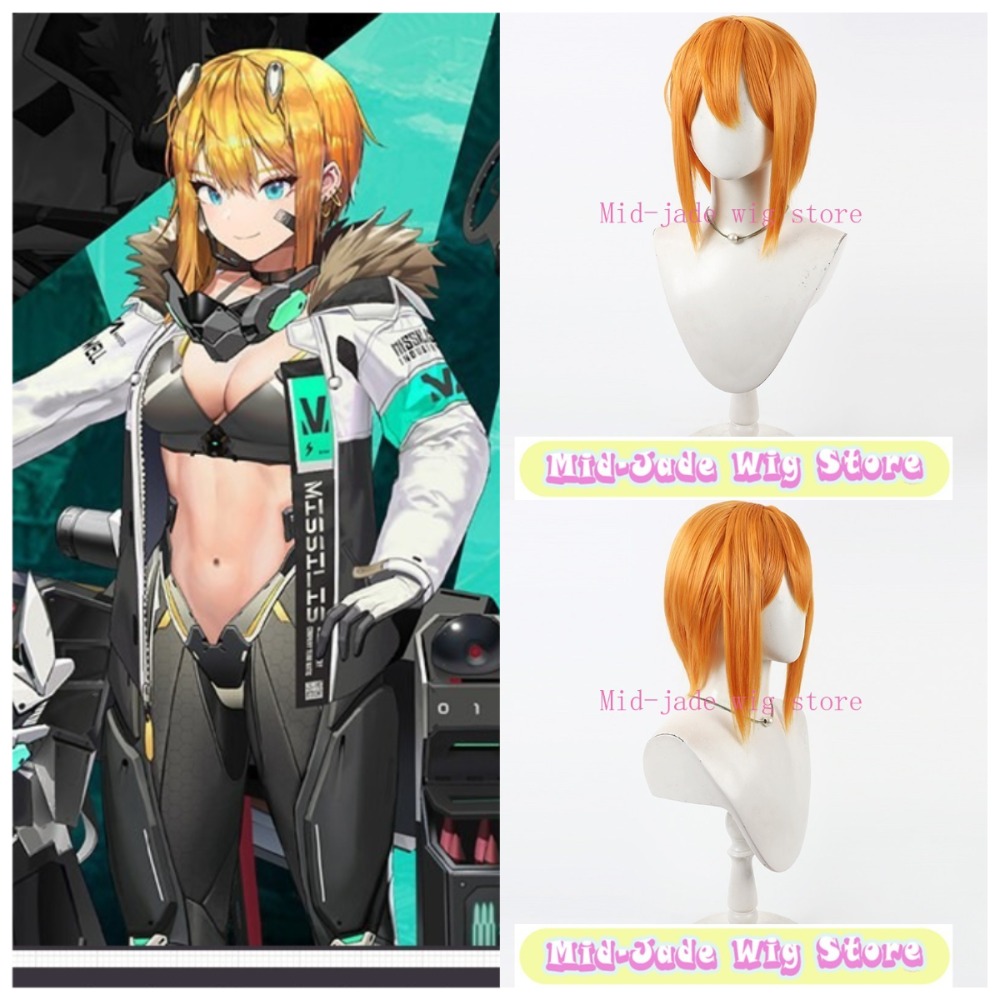 Maxwell Cosplay Wig Orange Sho - огляд і ціна Gaming Accessories Korea