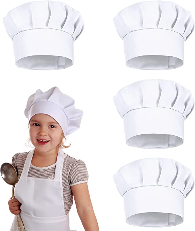 4PCS White Party Cap Hat Costu - огляд і ціна Gaming Kitchen Accessories