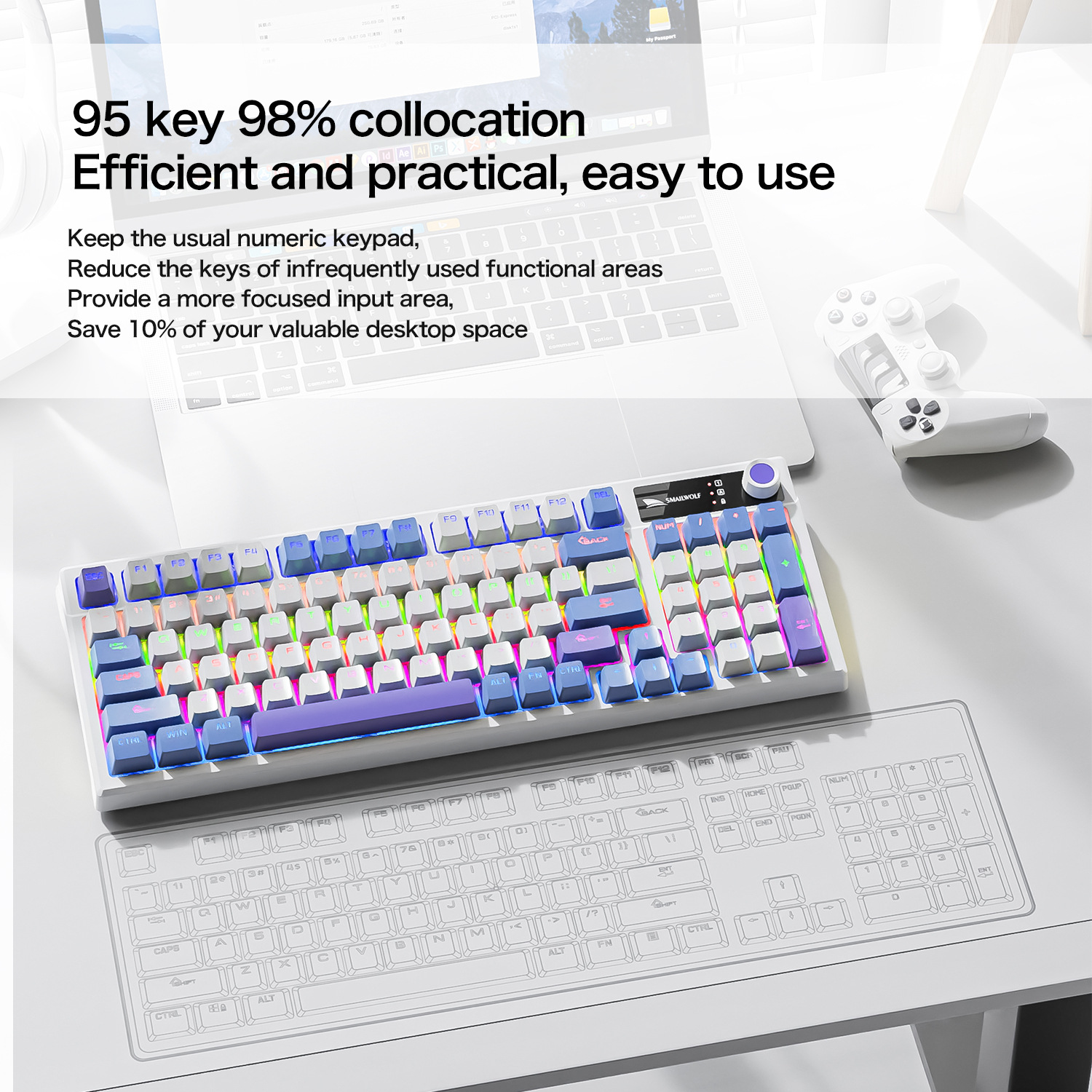 Spanish Mechanical Keyboard Sp - огляд і ціна Keyboard Numpad Separate